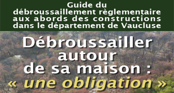 Vignette – livret débroussailler